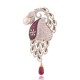 Beautifully Crafted Diamond Pendant Set with Matching Earrings in 18k gold with Certified Diamonds - PD1424P